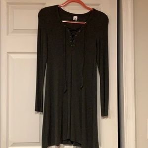 Empyre Dark Grey Skater Dress